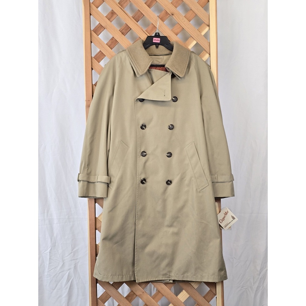 NEW with Tags‎ - Clipper Mist Men's Trench Coat - Sz 38 Short - RARE KOREA